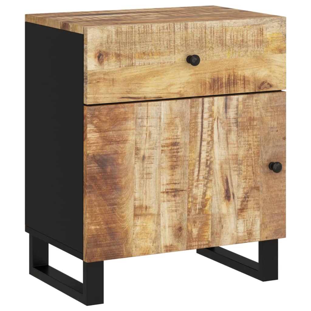 Table de Chevet en Bois de Manguier Hauteur 60 cm-La-Fabrique-Industrielle