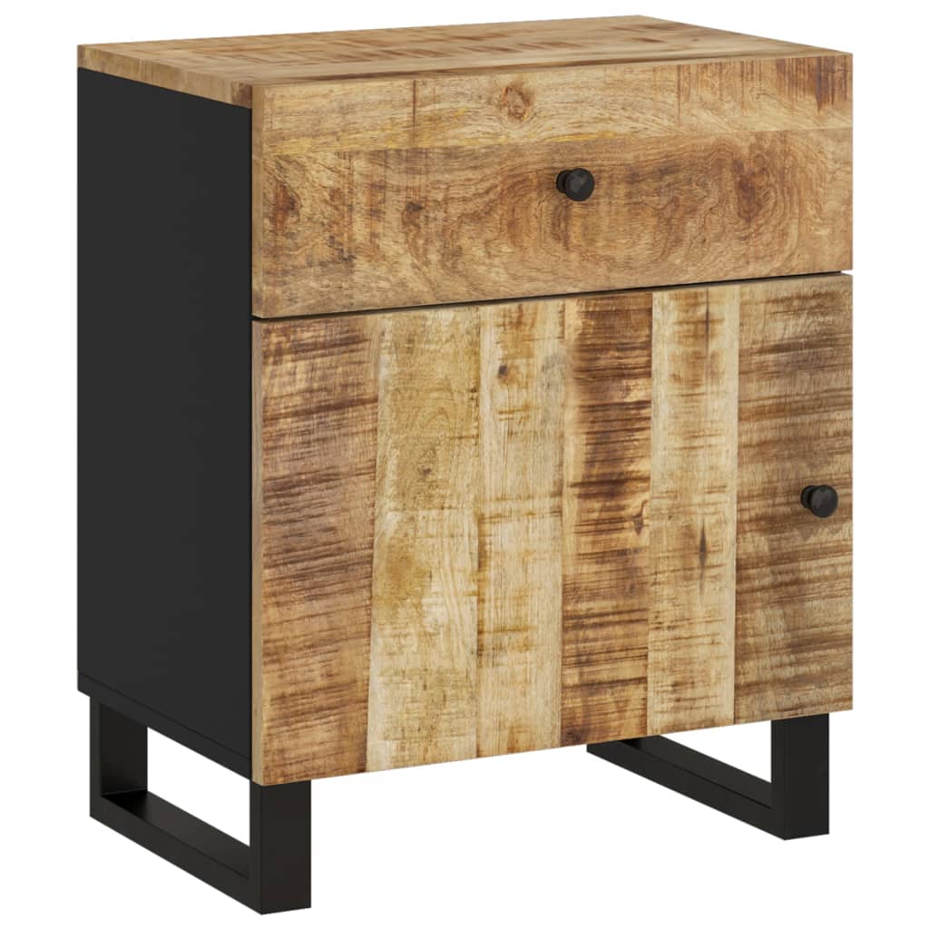 Table de Chevet en Bois de Manguier Hauteur 60 cm-La-Fabrique-Industrielle