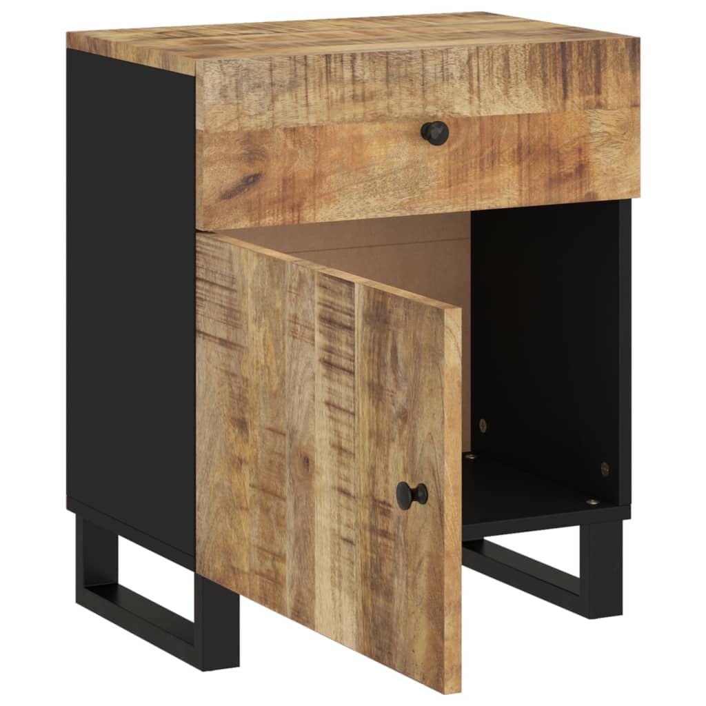 Table de Chevet en Bois de Manguier Hauteur 60 cm-La-Fabrique-Industrielle