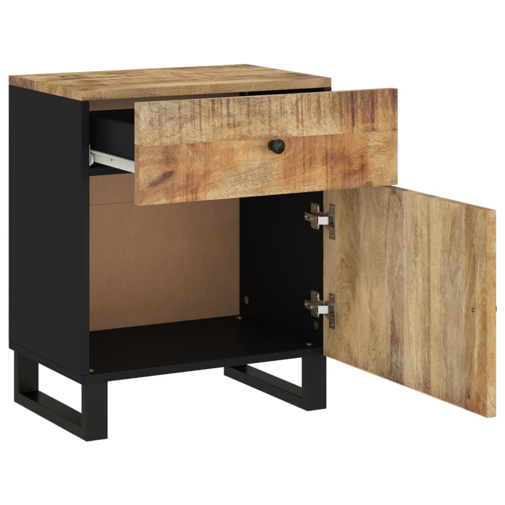 Table de Chevet en Bois de Manguier Hauteur 60 cm-La-Fabrique-Industrielle