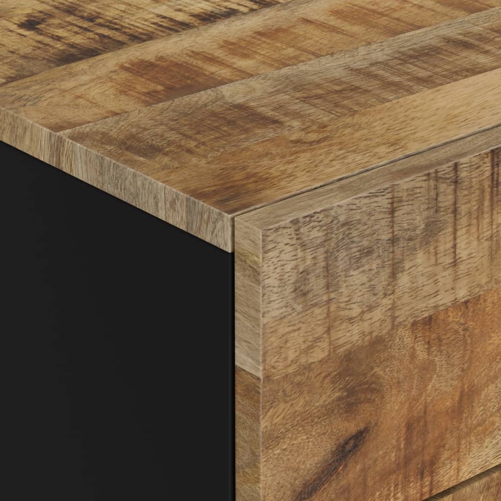 Table de Chevet en Bois de Manguier Hauteur 60 cm-La-Fabrique-Industrielle