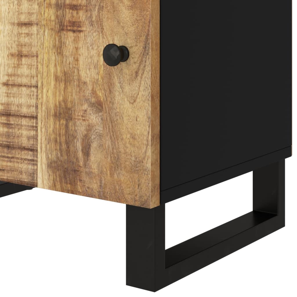 Table de Chevet en Bois de Manguier Hauteur 60 cm-La-Fabrique-Industrielle