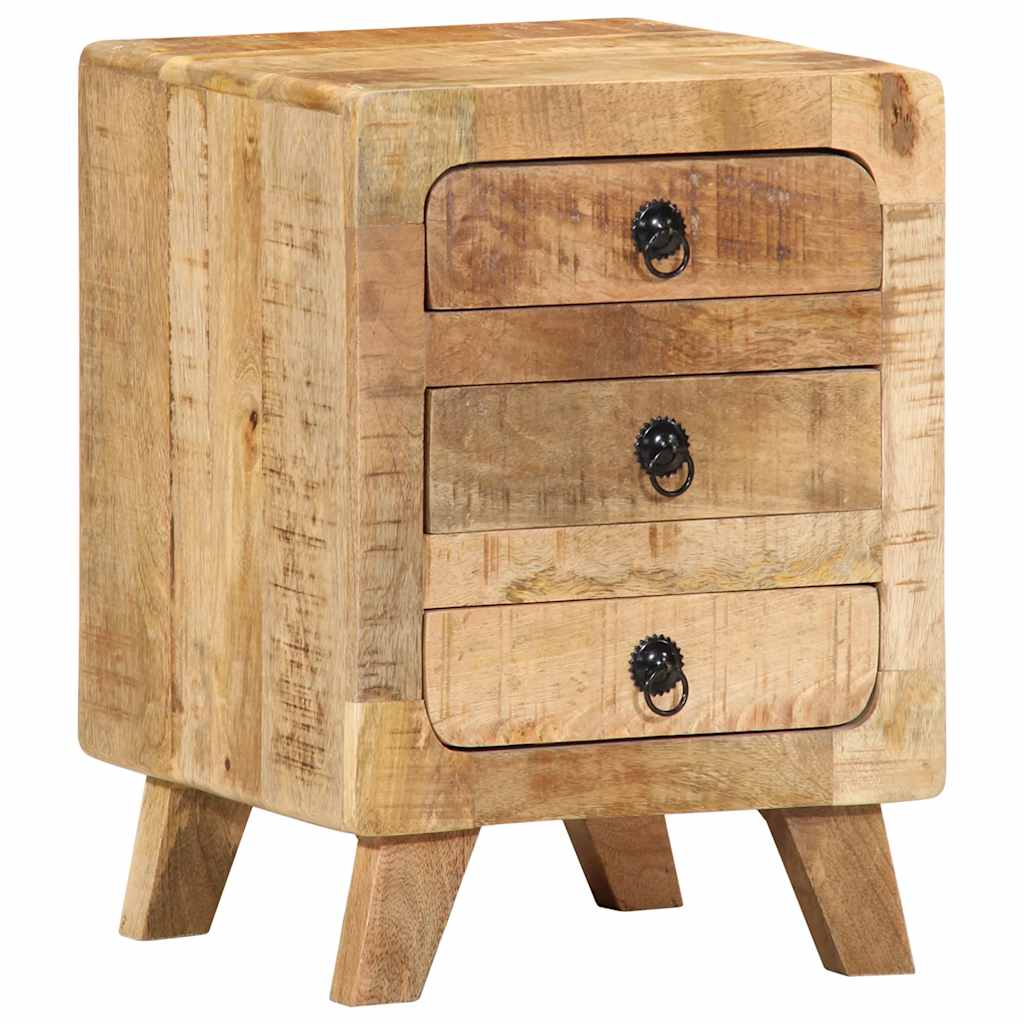 Table de Chevet en Bois de Manguier Industriel-Bois de manguier brut massif-1-La-Fabrique-Industrielle