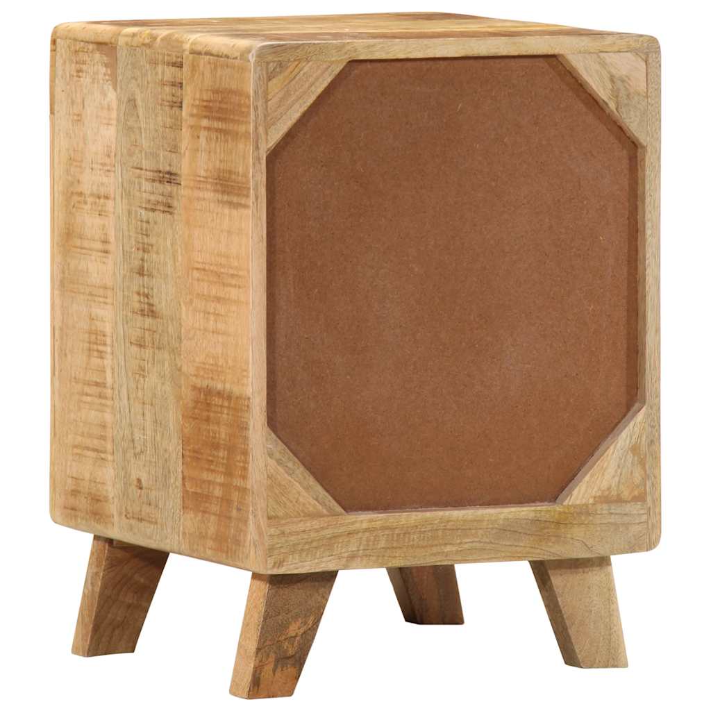 Table de Chevet en Bois de Manguier Industriel-La-Fabrique-Industrielle