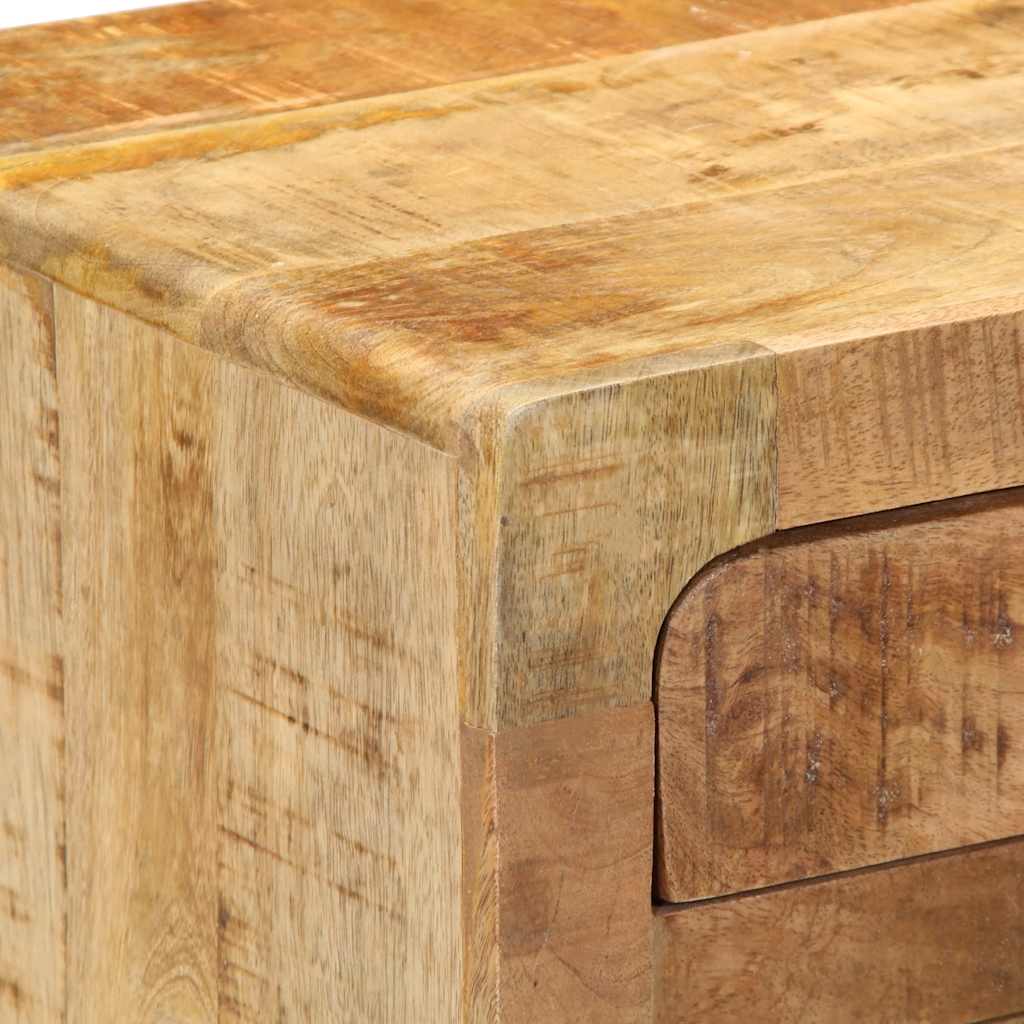 Table de Chevet en Bois de Manguier Industriel-La-Fabrique-Industrielle