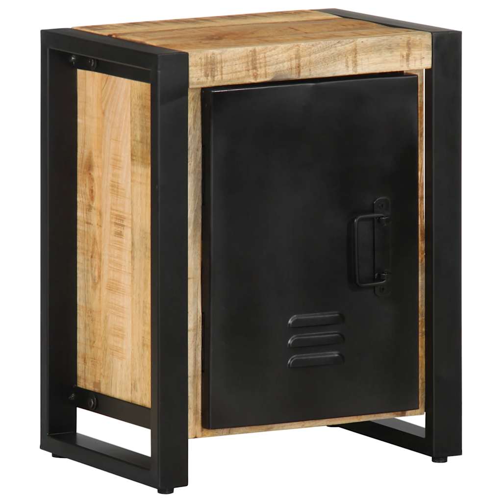 Table de Chevet en Bois et Métal Style Industriel-La-Fabrique-Industrielle