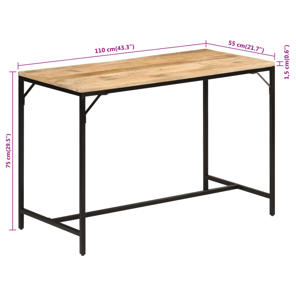 Table de Cuisine Industrielle pour 4 Personnes-La-Fabrique-Industrielle
