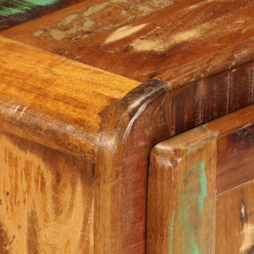 Table de Nuit Ancienne en Bois Style Industriel-La-Fabrique-Industrielle