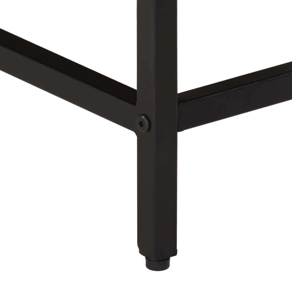 Table de Nuit Industrielle en Manguier et Pieds en Métal-La-Fabrique-Industrielle
