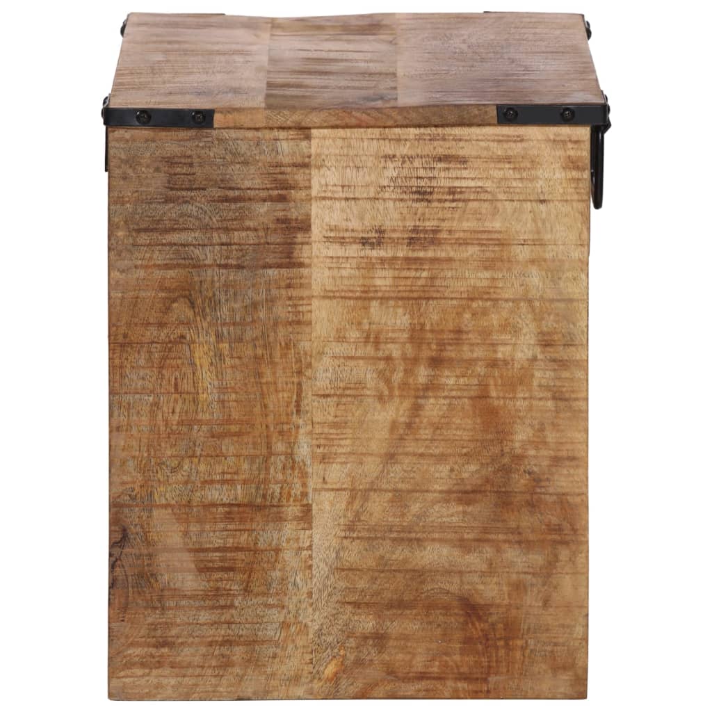 Table de Nuit Moderne en Bois de Manguier Massif-La-Fabrique-Industrielle