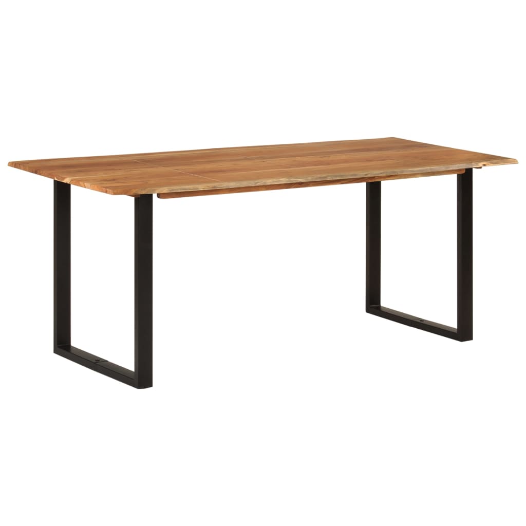 Table de Salle à Manger Industrielle en Bois et Fer-La-Fabrique-Industrielle