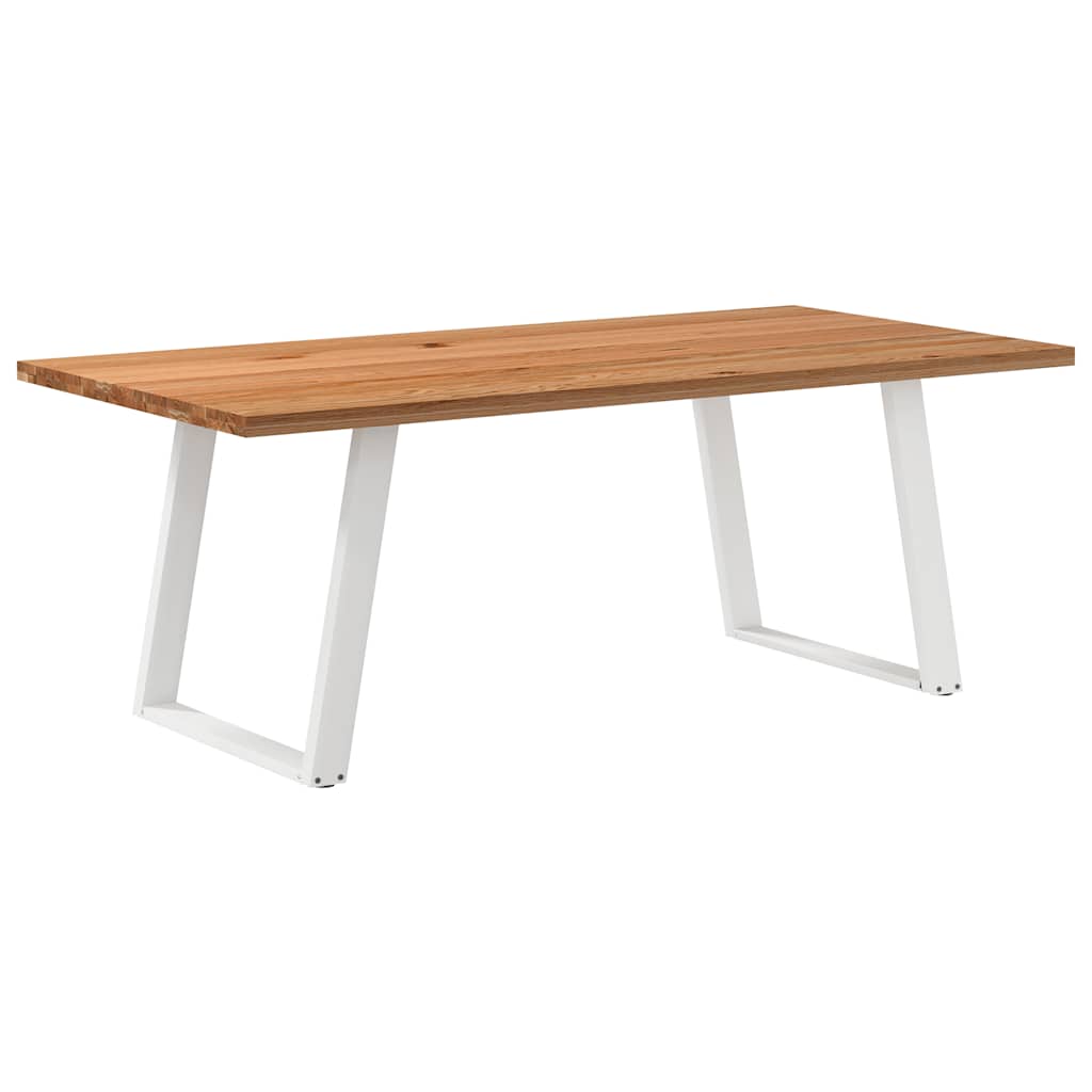 Table de Salon Industrielle en Bois et Acier-100 cm-200 cm-1-La-Fabrique-Industrielle
