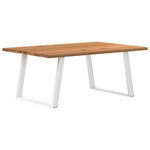 Table de Salon Industrielle en Bois et Acier-120 cm-180 cm-1-La-Fabrique-Industrielle