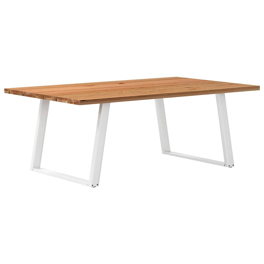 Table de Salon Industrielle en Bois et Acier-120 cm-200 cm-1-La-Fabrique-Industrielle