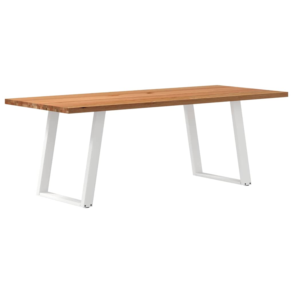 Table de Salon Industrielle en Bois et Acier-90 cm-220 cm-1-La-Fabrique-Industrielle