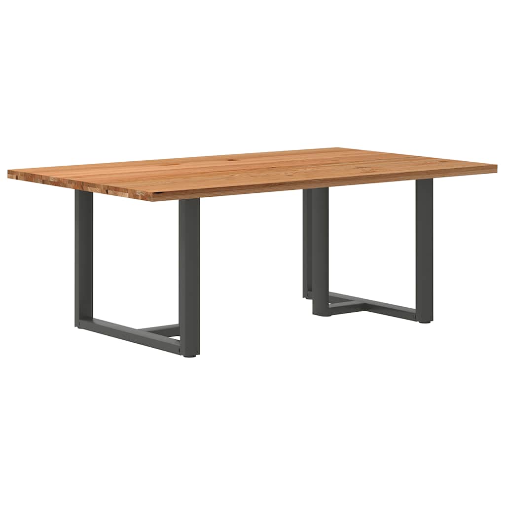 Table en Bois Clair et Style Scandinave-Anthracite-1-200 x 120 x 74 cm-La-Fabrique-Industrielle