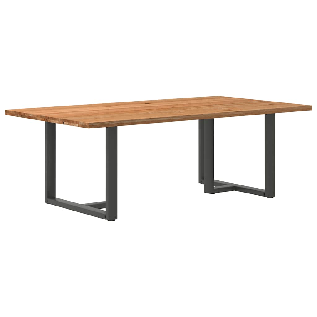 Table en Bois Clair et Style Scandinave-Anthracite-1-220 x 120 x 74 cm-La-Fabrique-Industrielle