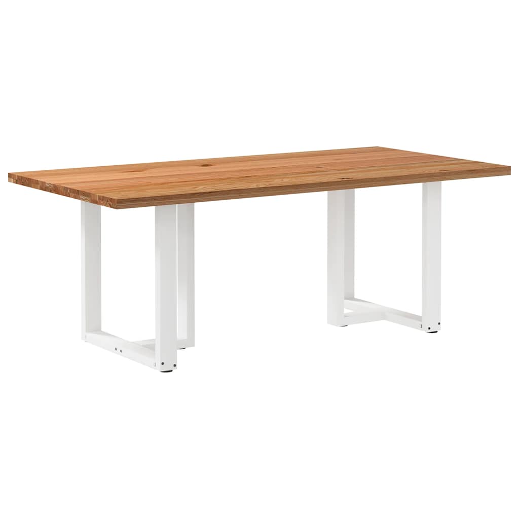 Table en Bois Clair et Style Scandinave-Blanc-1-200 x 100 x 74 cm-La-Fabrique-Industrielle