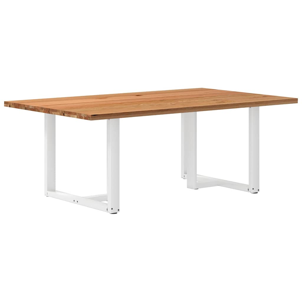 Table en Bois Clair et Style Scandinave-Blanc-1-200 x 120 x 74 cm-La-Fabrique-Industrielle