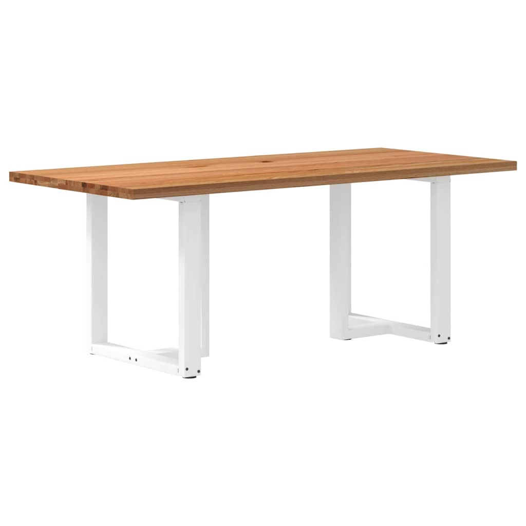 Table en Bois Clair et Style Scandinave-Blanc-1-200 x 90 x 74 cm-La-Fabrique-Industrielle