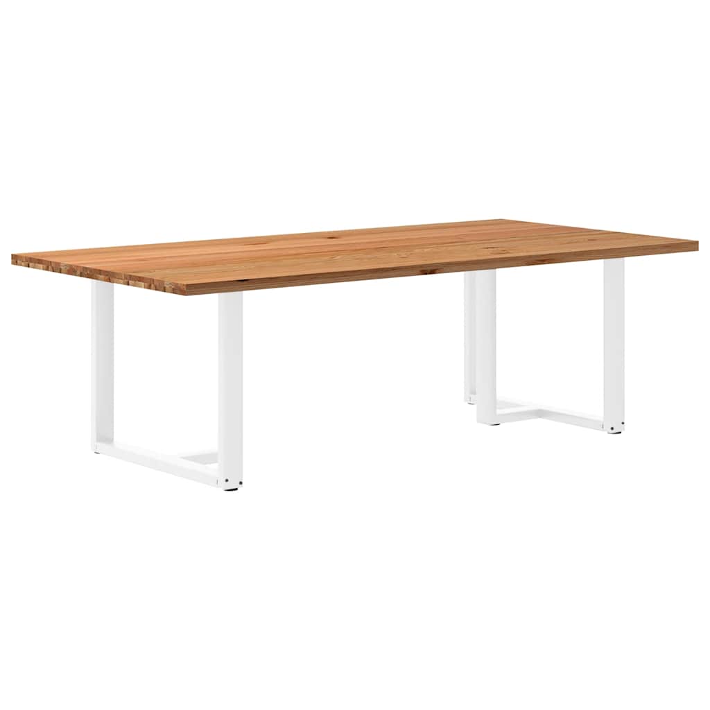 Table en Bois Clair et Style Scandinave-Blanc-1-240 x 120 x 74 cm-La-Fabrique-Industrielle