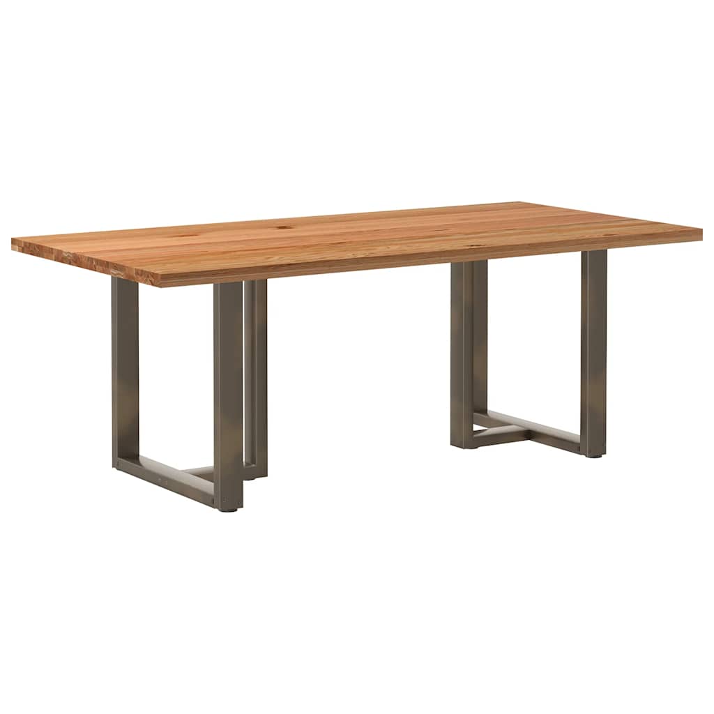 Table en Bois Clair et Style Scandinave-Naturel-1-200 x 100 x 74 cm-La-Fabrique-Industrielle