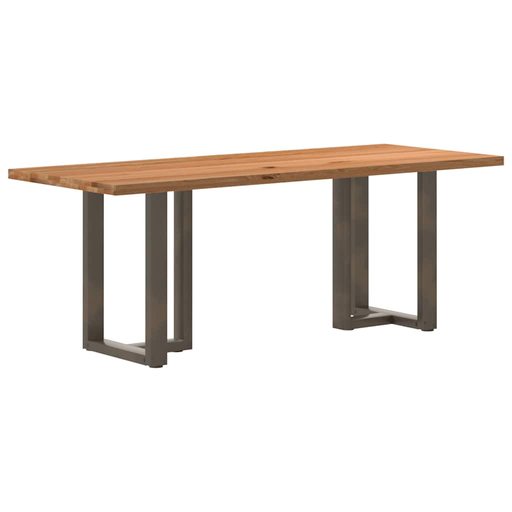 Table en Bois Clair et Style Scandinave-Naturel-1-200 x 80 x 74 cm-La-Fabrique-Industrielle