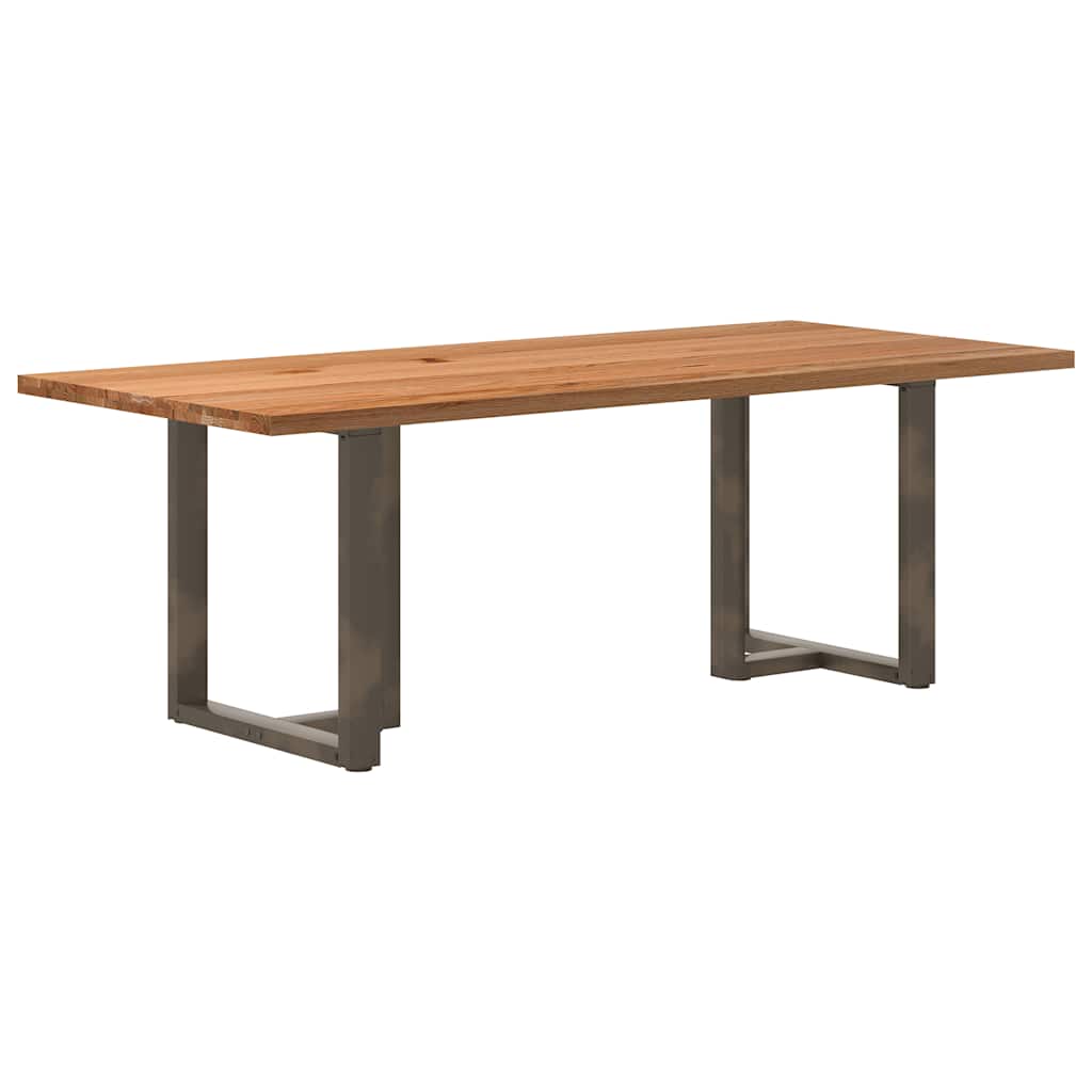 Table en Bois Clair et Style Scandinave-Naturel-1-220 x 100 x 74 cm-La-Fabrique-Industrielle