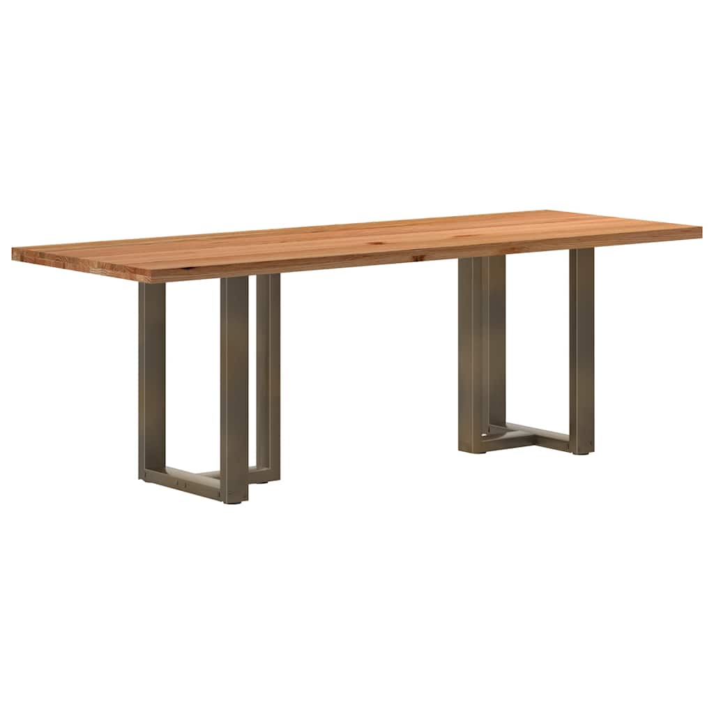 Table en Bois Clair et Style Scandinave-Naturel-1-220 x 80 x 74 cm-La-Fabrique-Industrielle