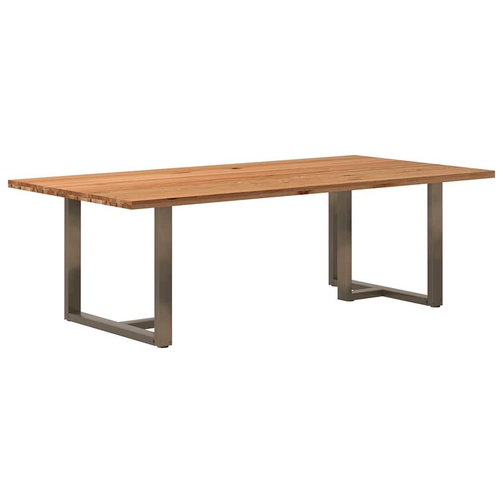 Table en Bois Clair et Style Scandinave-Naturel-1-240 x 120 x 74 cm-La-Fabrique-Industrielle