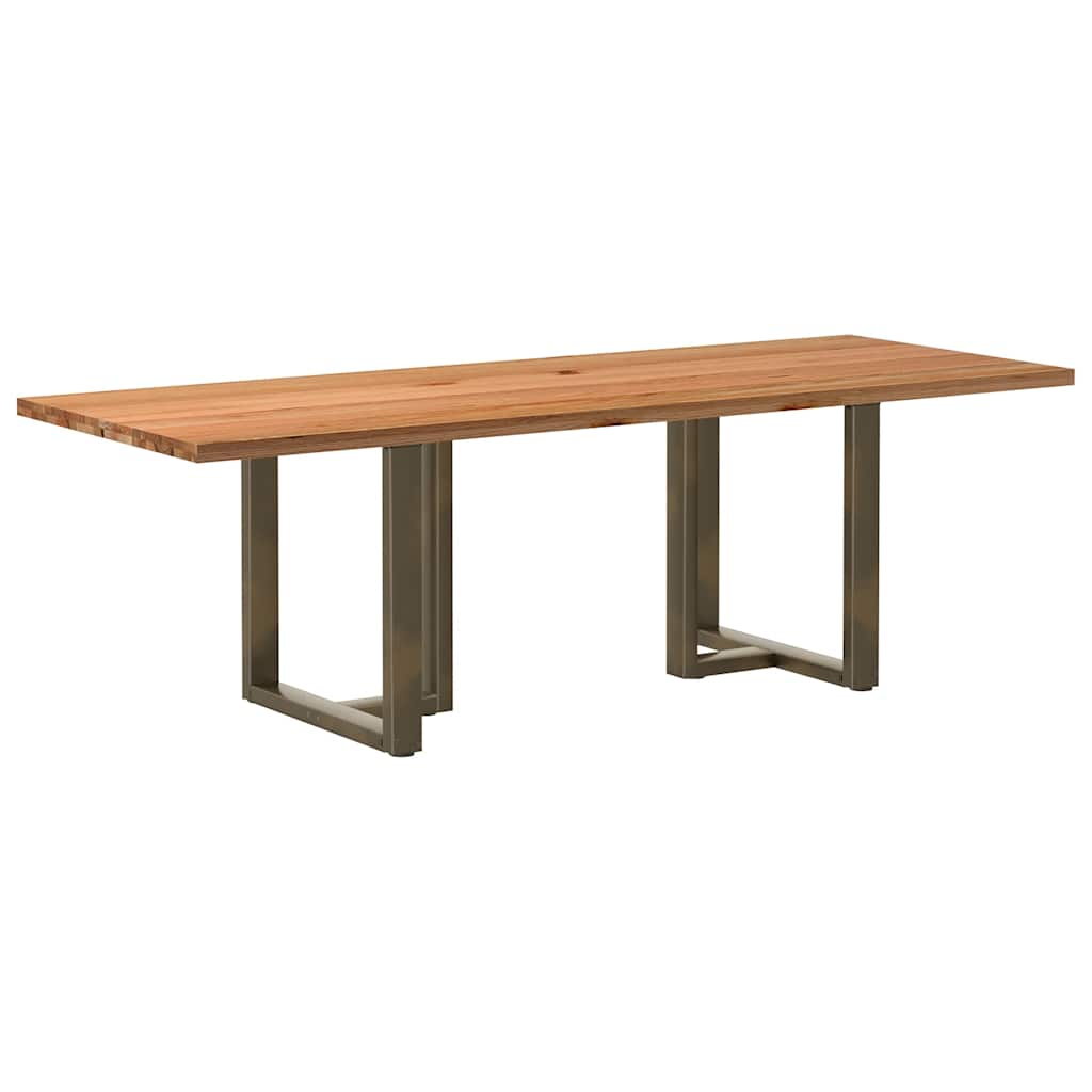 Table en Bois Clair et Style Scandinave-Naturel-1-240 x 90 x 74 cm-La-Fabrique-Industrielle
