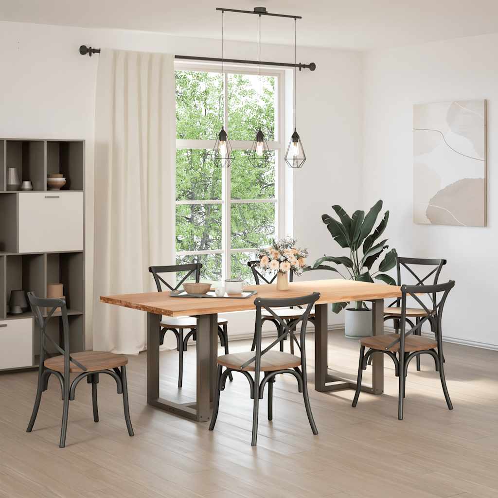 Table en Bois Clair et Style Scandinave-La-Fabrique-Industrielle