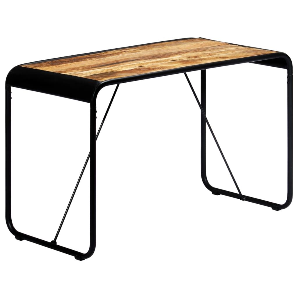 Table en Bois Massif au Style Industriel Authentique-La-Fabrique-Industrielle