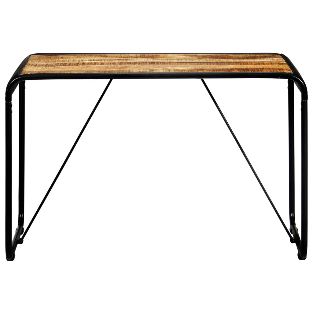 Table en Bois Massif au Style Industriel Authentique-La-Fabrique-Industrielle