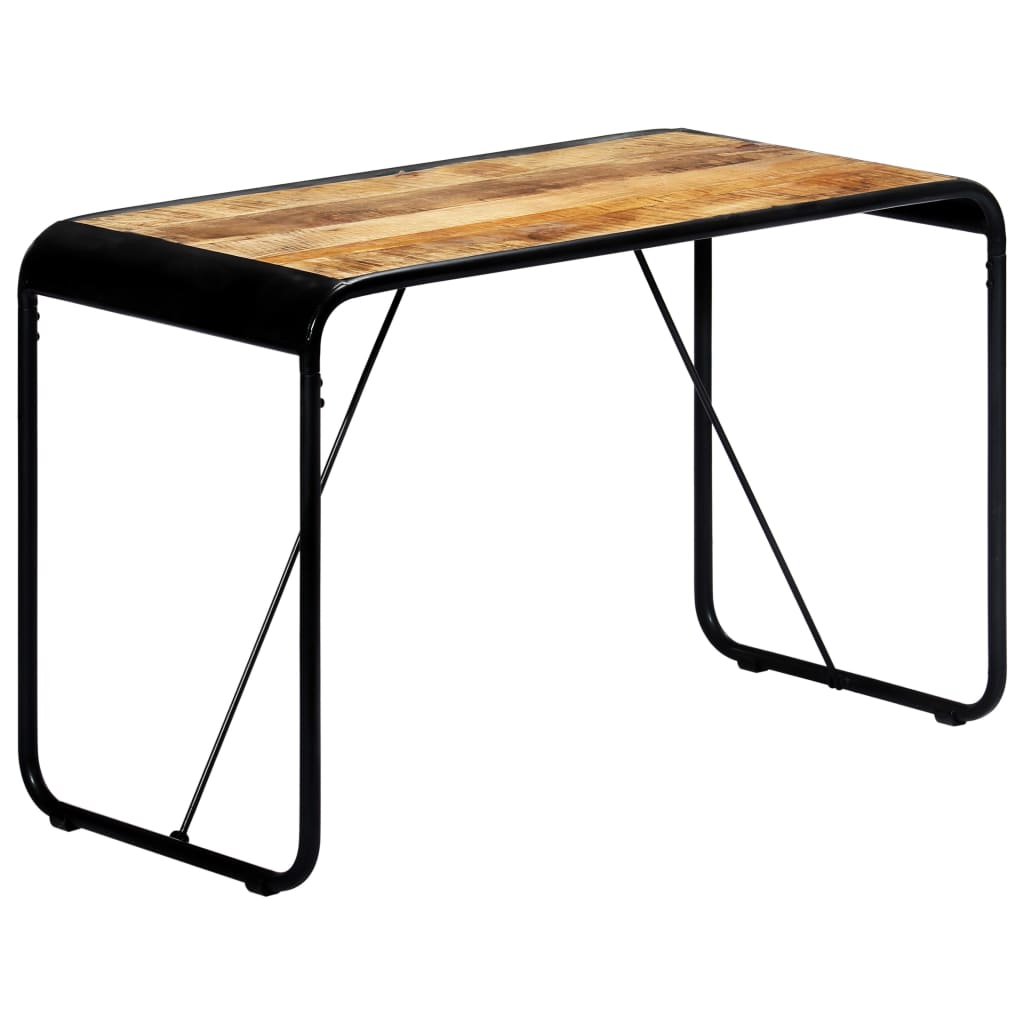 Table en Bois Massif au Style Industriel Authentique-La-Fabrique-Industrielle