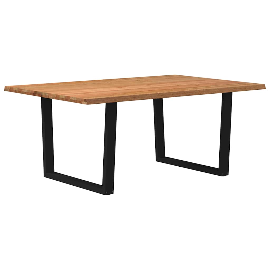 Table en Bois Massif et Acier Noir-120 cm-180 cm-1-La-Fabrique-Industrielle