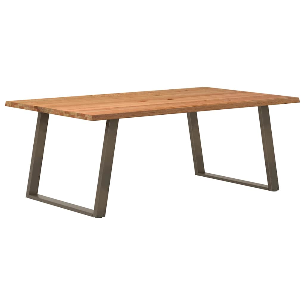 Table en Bois Naturel avec Charme Industriel-120 cm-200 cm-1-La-Fabrique-Industrielle