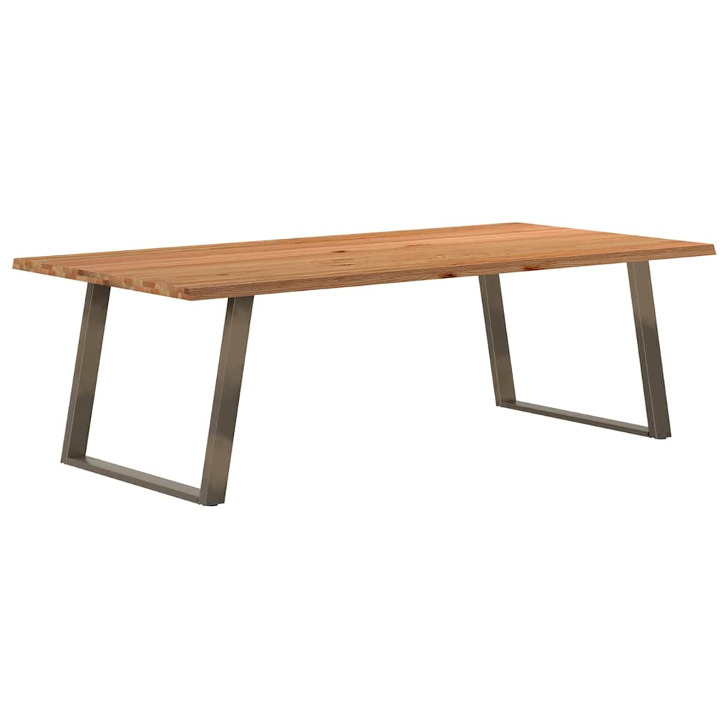 Table en Bois Naturel avec Charme Industriel-120 cm-240 cm-1-La-Fabrique-Industrielle