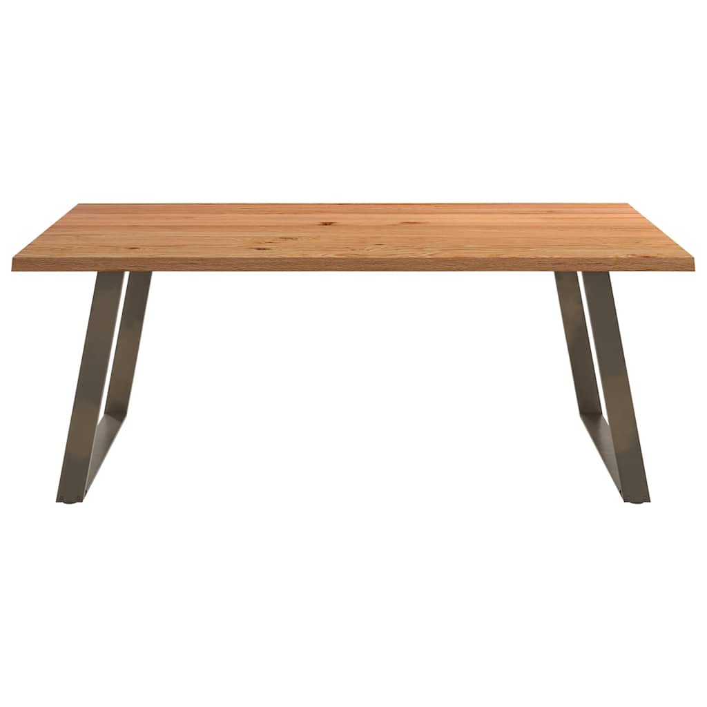 Table en Bois Naturel avec Charme Industriel-La-Fabrique-Industrielle