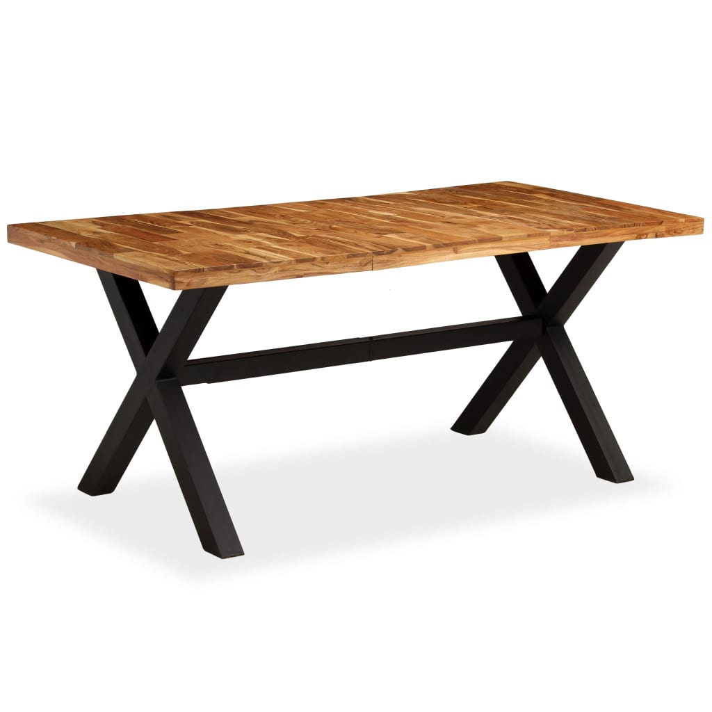 Table en Bois d'Acacia Massif et Manguier-Noir-1-La-Fabrique-Industrielle