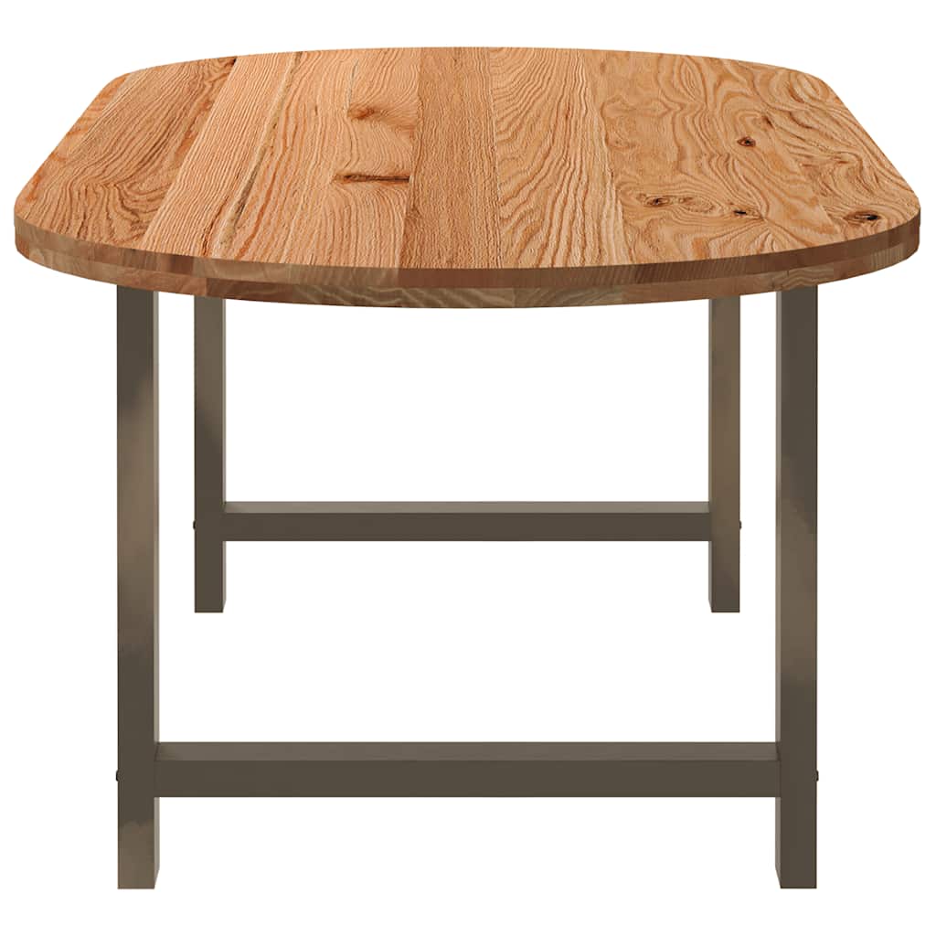 Table en Bois de Chêne Massif 220X100 cm-La-Fabrique-Industrielle