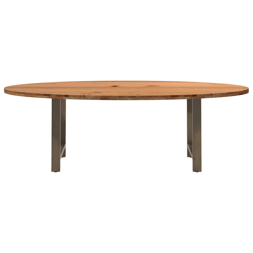 Table en Bois de Chêne Massif 240X100 cm-La-Fabrique-Industrielle