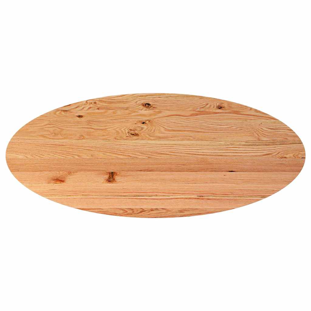 Table en Bois de Chêne Massif Ovale pour 6 Personnes-La-Fabrique-Industrielle