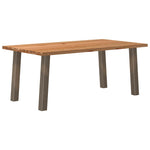 Table en Bois de Chêne Massif et Métal 180 cm-100 cm-180 cm-1-La-Fabrique-Industrielle