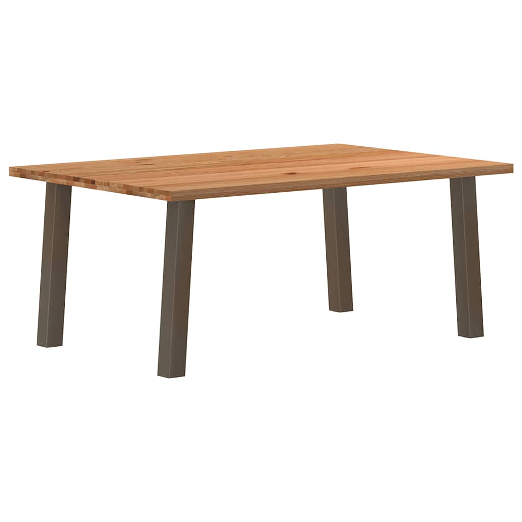 Table en Bois de Chêne Massif et Métal 180 cm-120 cm-180 cm-1-La-Fabrique-Industrielle