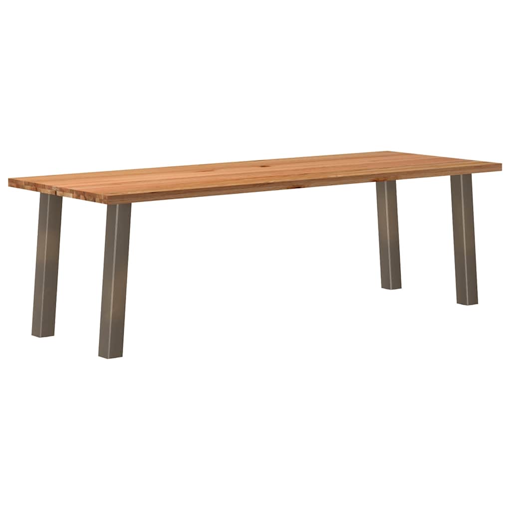 Table en Bois de Chêne Massif et Métal 180 cm-90 cm-240 cm-1-La-Fabrique-Industrielle
