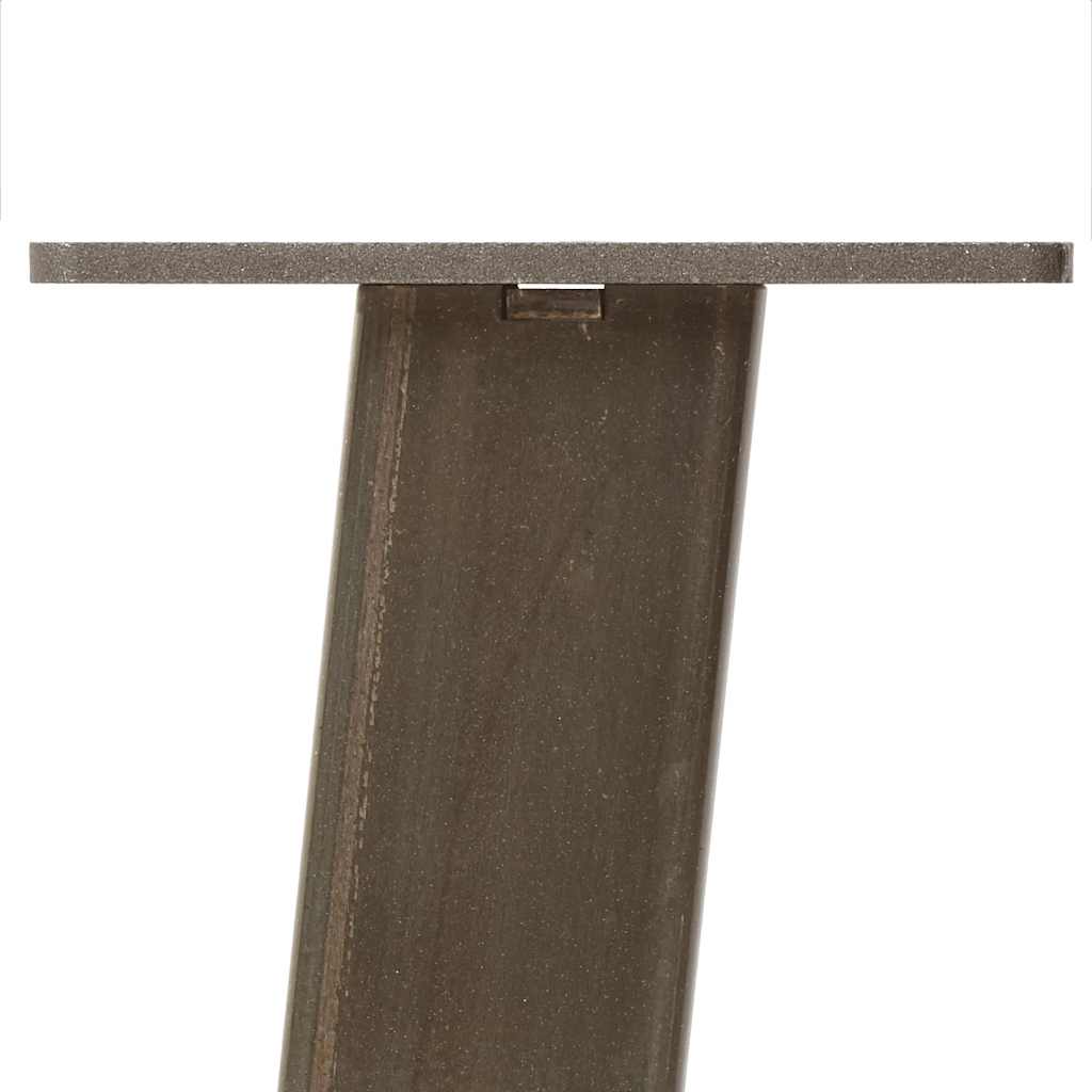 Table en Bois de Chêne Massif et Métal 180 cm-La-Fabrique-Industrielle
