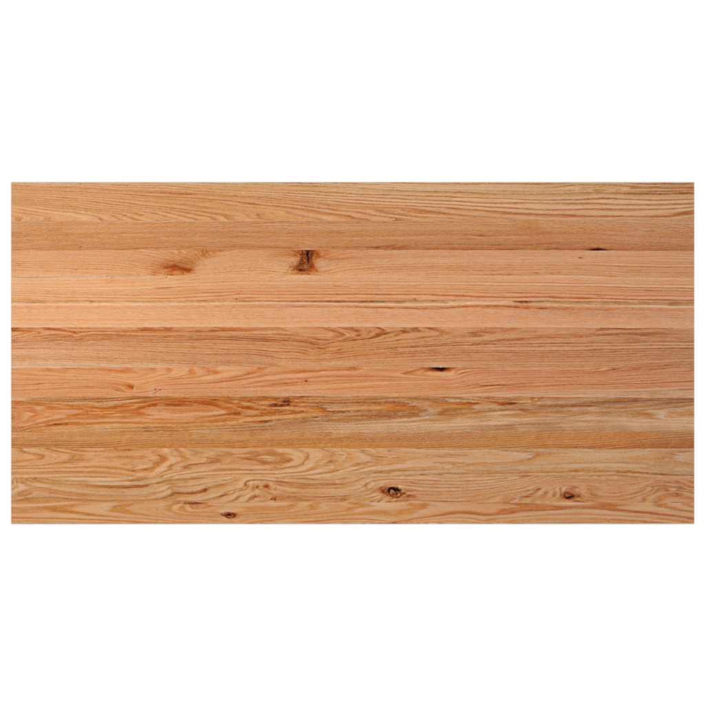 Table en Bois de Chêne Massif et Métal Anthracite-La-Fabrique-Industrielle