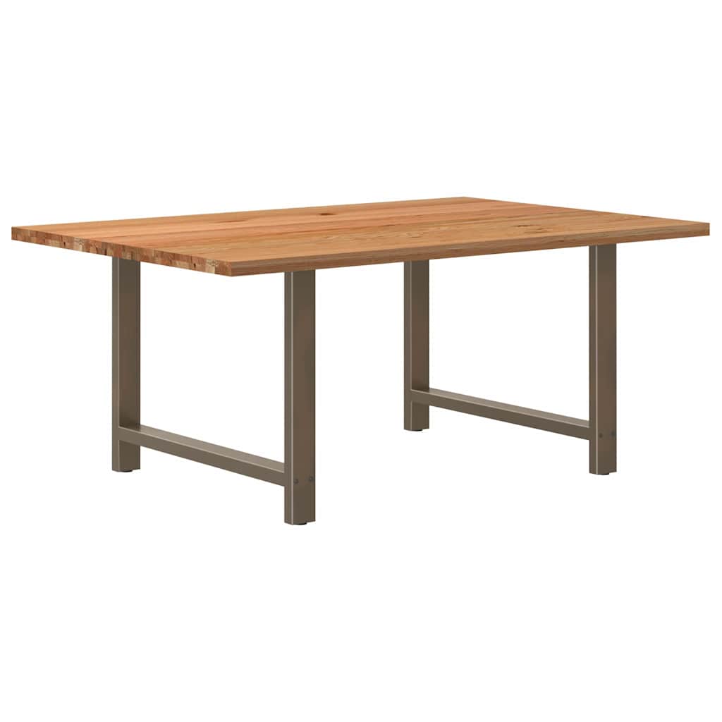 Table en Bois de Chêne Massif pour 6 à 8 Personnes-Naturel-1-180 x 120 x 74 cm-La-Fabrique-Industrielle