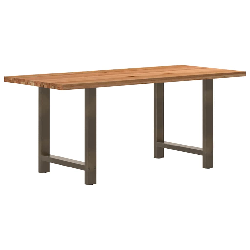 Table en Bois de Chêne Massif pour 6 à 8 Personnes-Naturel-1-180 x 90 x 74 cm-La-Fabrique-Industrielle